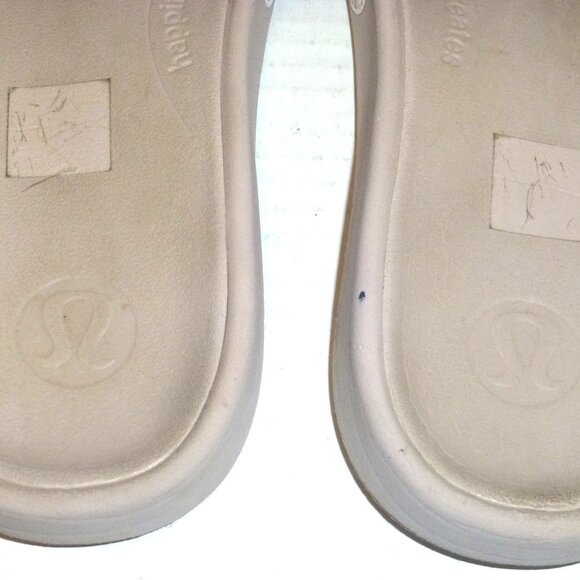 Lululemon Women's Restfeel Slide Sandals Size: 8 Cream LW9EF2S - Picture 8 of 9